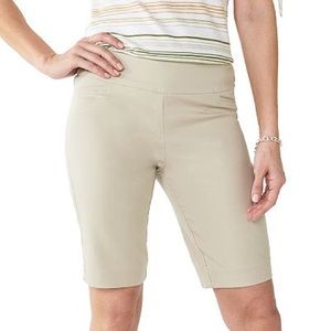 Women's Croft & Barrow® Effortless Stretch Bermuda Shorts